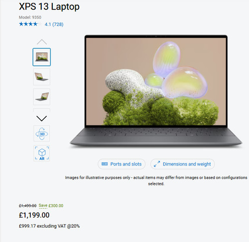 Dell xps 9350 - new, and