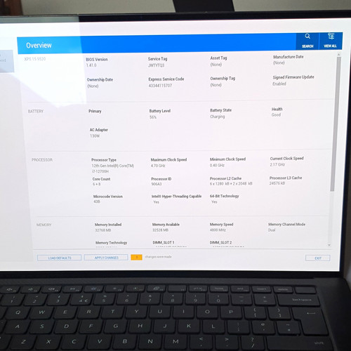 Dell xps 9520 - 15,