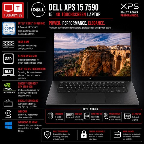 Dell xps 7590 4k ts - 4k,